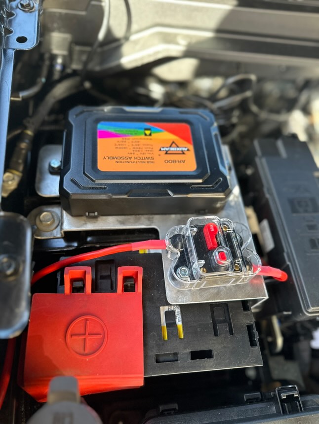 Colorado/Canyon Aux beam over battery mounting bracket